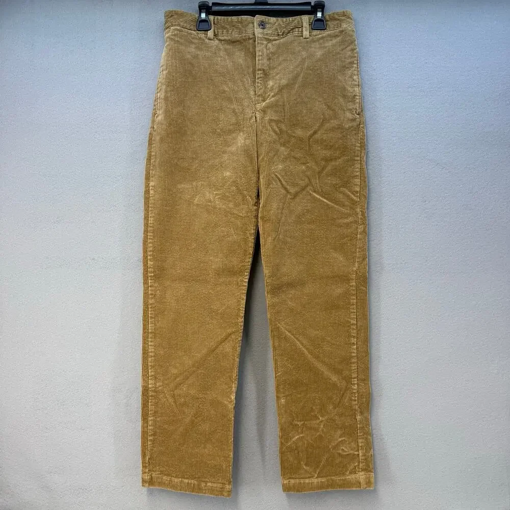 Polo Ralph Lauren Corduroy Pants Boys Y18 Tan Preppy Fall Winter EUC